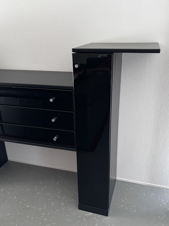 Rolf Benz Design Wandmöbel / Sideboard - Hochglanz Schwarz – Wandschrank, Other (photo 2 of 5)