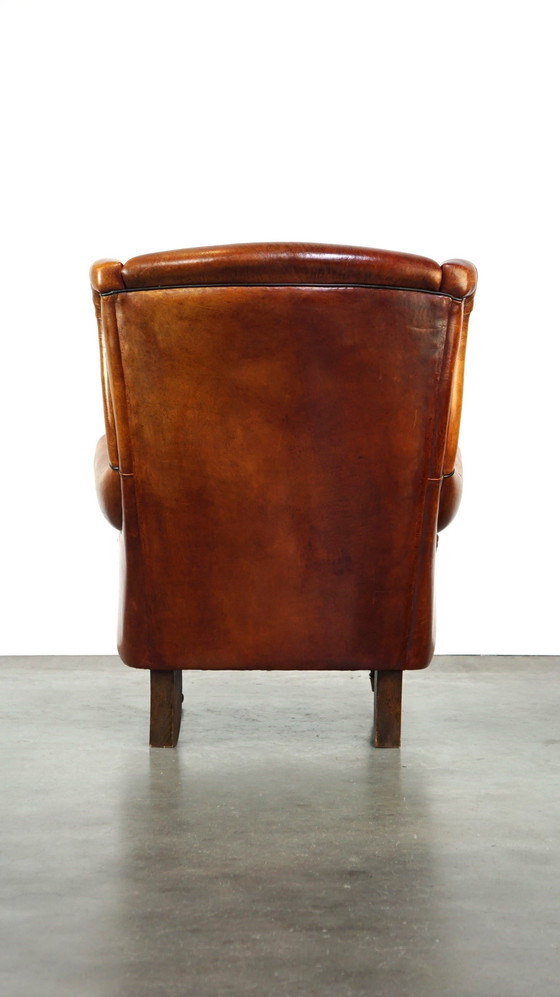 Image 1 of Sheep Leather Ear Armchair On Front Wheels