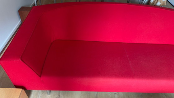 Divano di design Topform – Rosso, 3 posti – Design olandese senza tempo – Divani 3 posti, Textile (photo 9 of 12)