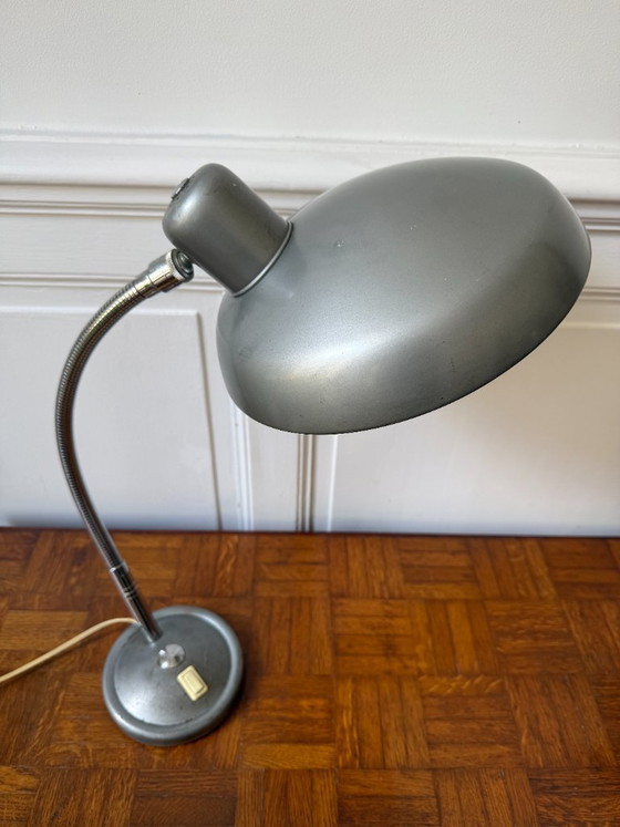 Image 1 of Lampe d'atelier en métal industrielle - Style Karl Lang, années 50/60