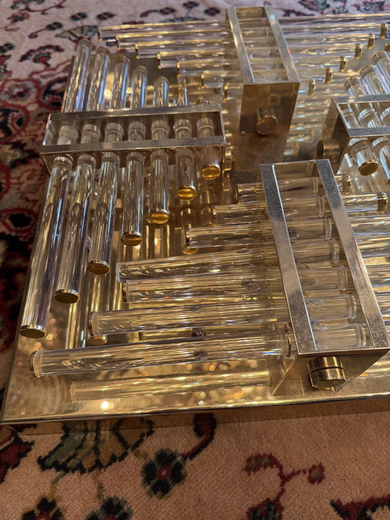 Image 1 of Very rare set of Palme design vintage ceiling/wall lamps