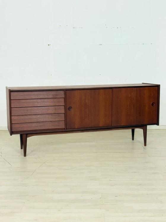 Image 1 of Very beautiful mid-century sideboard / teak sideboard from the 1960s / vintage teak sideboard