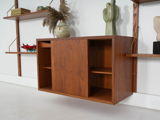Image 1 of Estantería modular de teca, diseño danés, década de 1960, fabricada en Dinamarca.