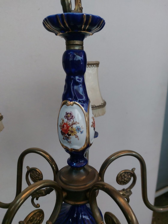 Image 1 of Lampadario vintage italiano a 5 bracci