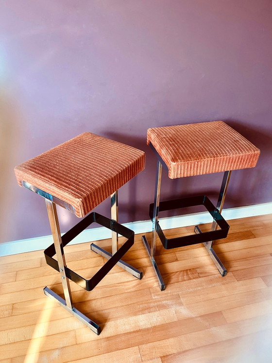 Image 1 of Set Seventies design krukken