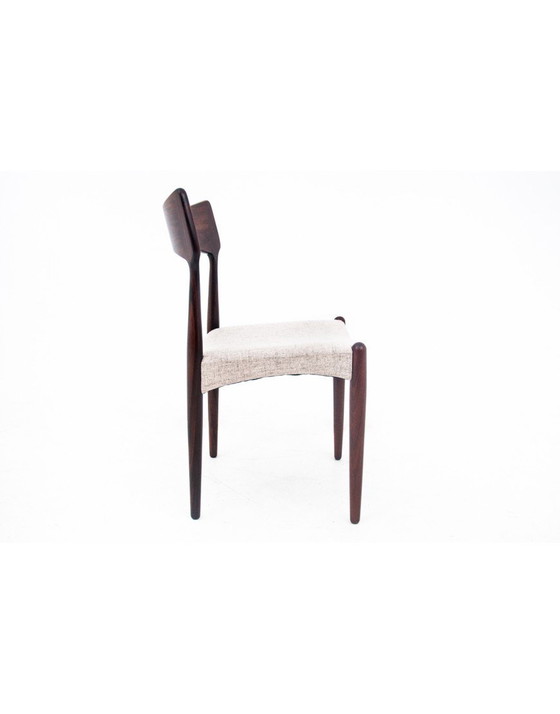 Image 1 of Vier Stühle aus Palisanderholz, entworfen von Bernhard Pedersen & Son, Dänemark, 1960er Jahre.