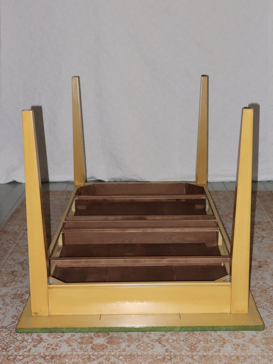 Image 1 of Table With Painting After Jan Mankes