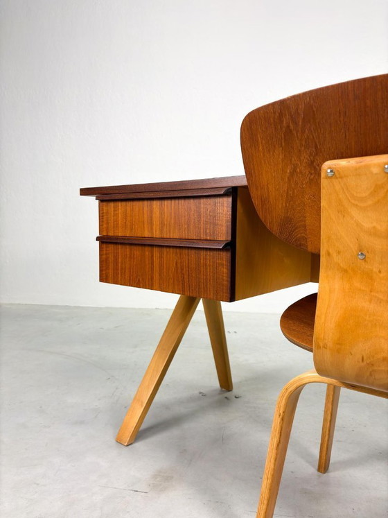 Image 1 of Scrivania Pastoe 'EB32' serie betulla di Cees Braakman
