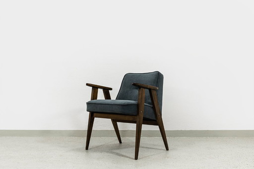 Mid Century Sessel "366", entworfen von Józef Chierowski, Polen, 1960er Jahre