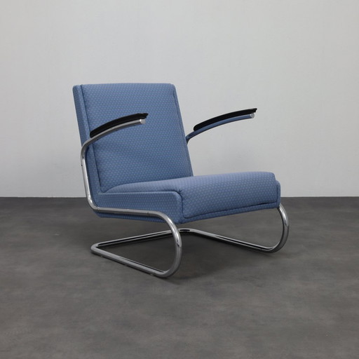 Tube Frame Armchair S411 - W.H. Gispen for Mücke Melder, 1960s