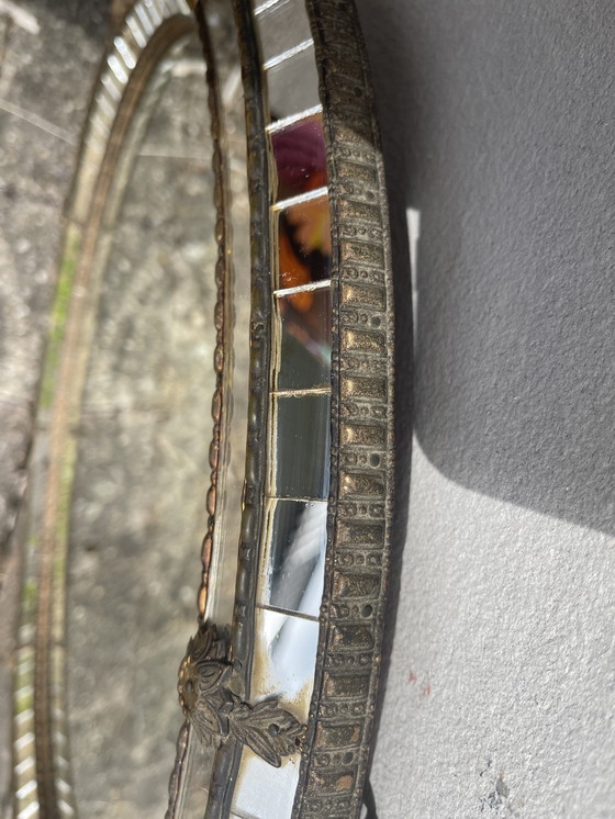 Image 1 of Miroir vintage en mosaïque vénitienne