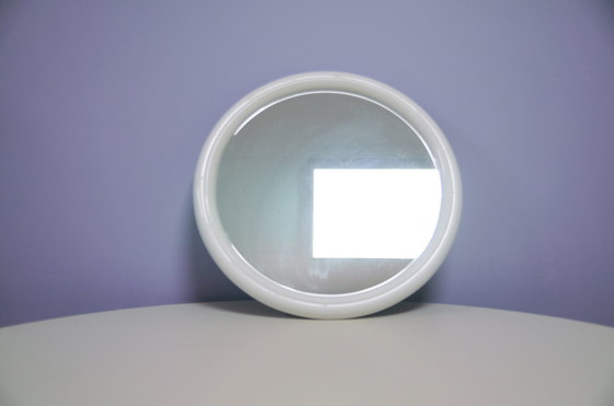 Image 1 of specchio rotondo bianco vintage Tiger