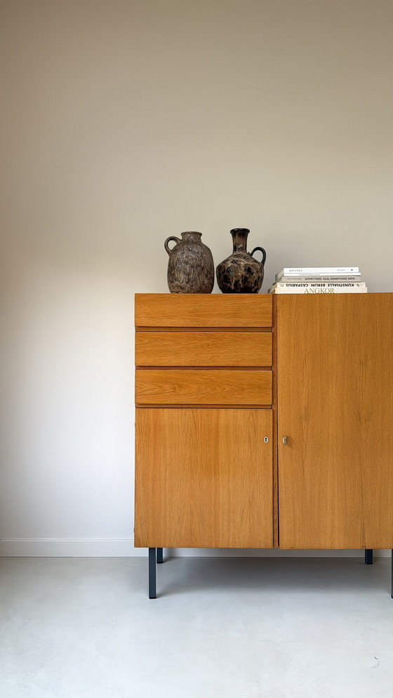 Image 1 of Vintage mid century wooden high board