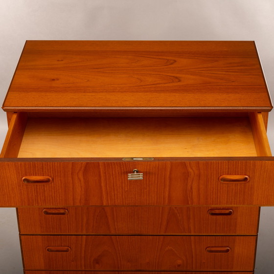 Image 1 of Cómoda de teca de diseño danés, años 60