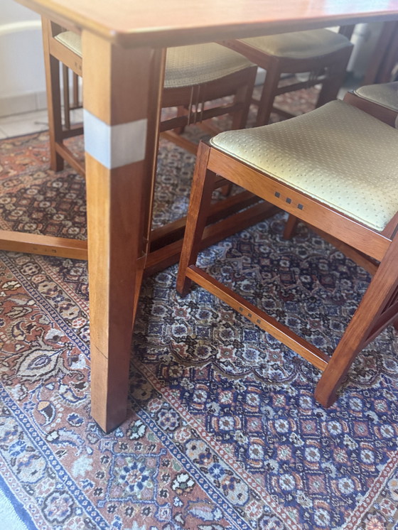 Image 1 of Schuitema design art deco eettafel