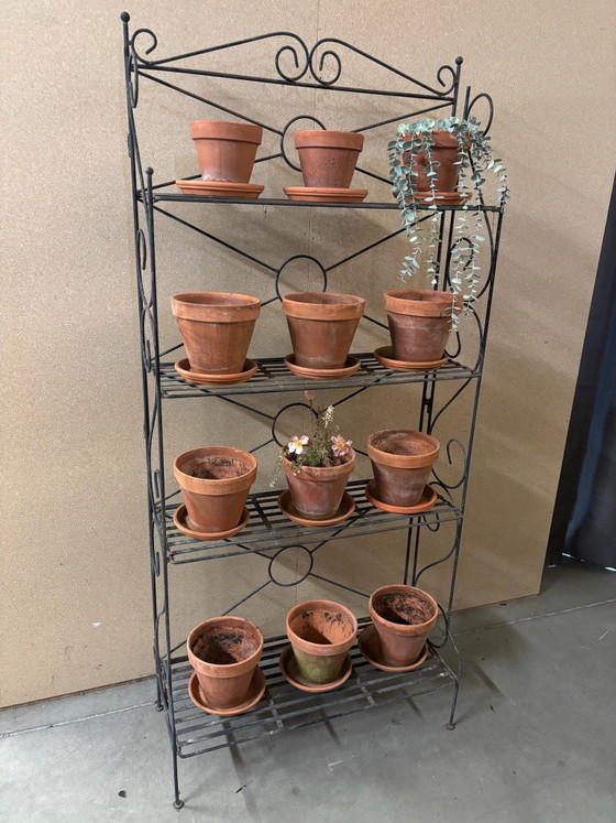 Brocante tuinrek / plantenrek / rek – Accessori da giardino, Metallo (photo 7 of 7)