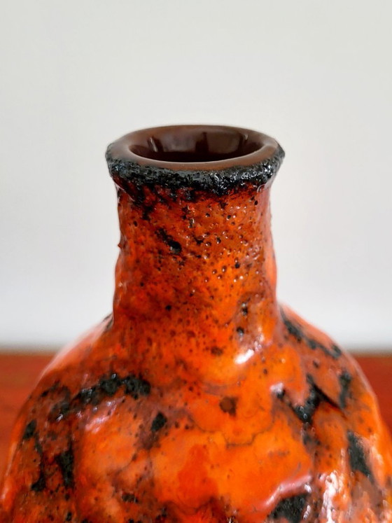 Image 1 of Rare Vintage Marei 4100 Vase – Fat Lava – 1970s – Brutalist