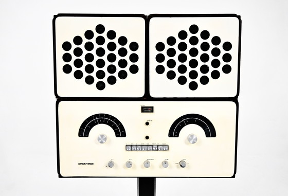 Image 1 of Stereofonische RR-126 Radio van F.lli Castiglioni voor Brionvega, jaren 1960