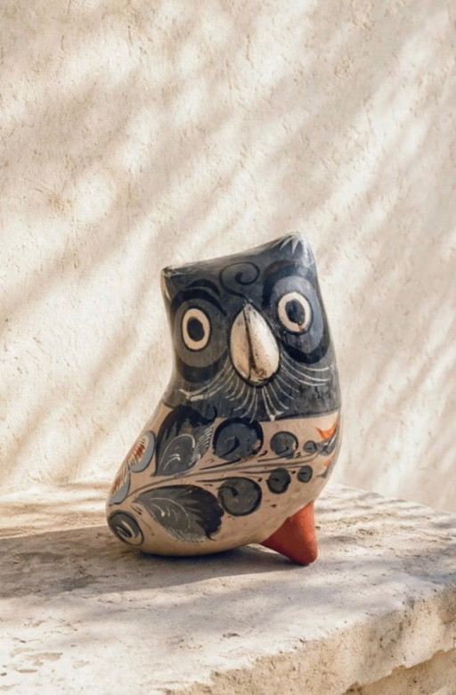 Vintage Ceramic Owl Mexico