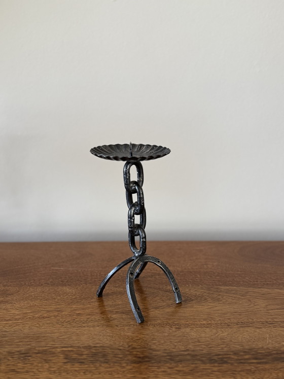 Image 1 of Set di 3 portacandele in stile brutalista