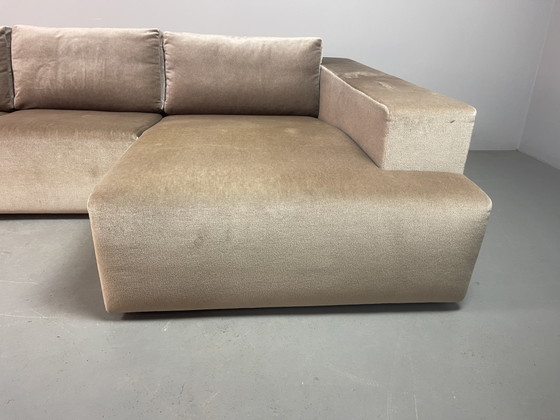 Eccezionale Divano Modulare Walter Knoll in Velluto Champagne. Germania, anni '70. Rif.: SM2000 (photo 7 of 15)