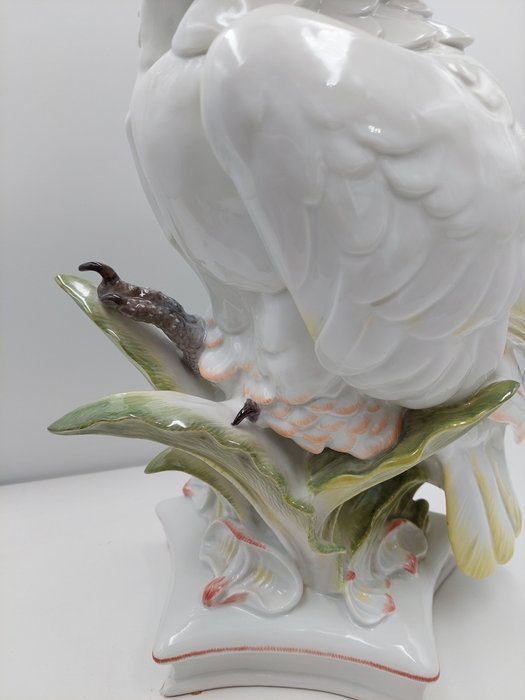 Image 1 of Meissen - Paul Walther - Statue, Cockatoo - 47 cm - Porcelain