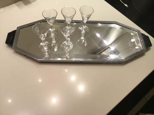 Art Deco Bauhaus Mirror Tray