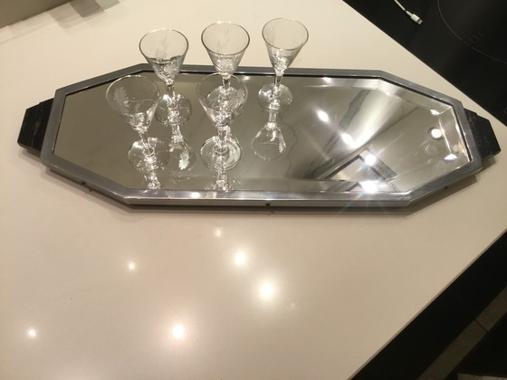 Image 1 of Art Deco Bauhaus Mirror Tray