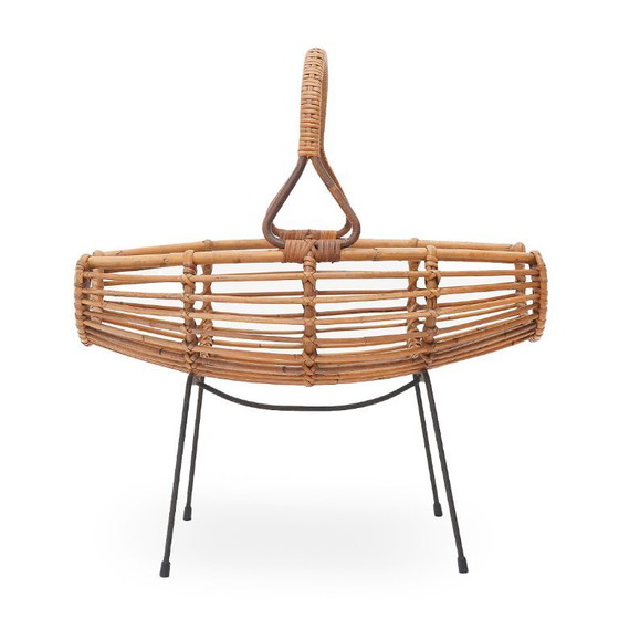 Image 1 of Portariviste in rattan, anni '50