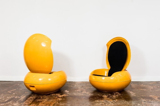 Image 1 of Tuineistoelen van Peter Ghyczy, 1968, set van 2