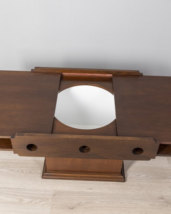 Image 1 of Vintage 60s coffee table with storage unit Italian design 