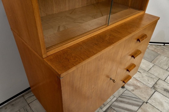Vintage vitrinekast, UP Závody, jaren 60, Tsjechoslowakije – Vitrinekasten, Wood (photo 19 of 22)