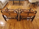 Tito Agnoli Leather Safari Chairs for Bonacina, 1960s Italy