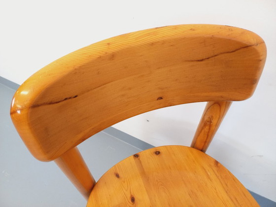 Image 1 of Sedia vintage scandinava Rainer Daumiller in pino degli anni '60/'70