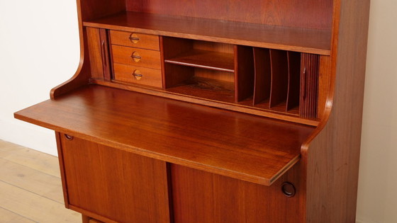 Image 1 of Vintage boekenkast | Secretaire | Teak | Johannes Sorth