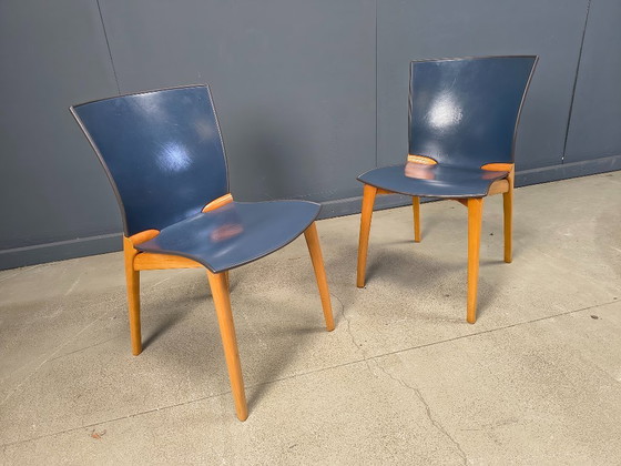 Image 1 of Chaises Cos S-12 de Josep Llusca pour Cassina, années 1990 - lot de 6