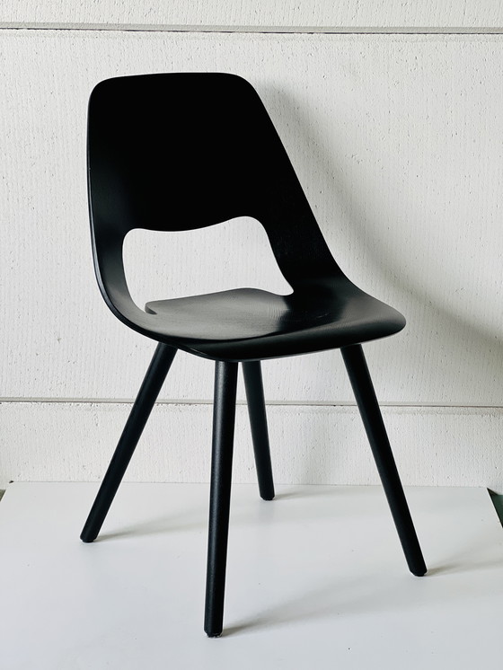 Image 1 of Vitra Jill Wood Black Chair