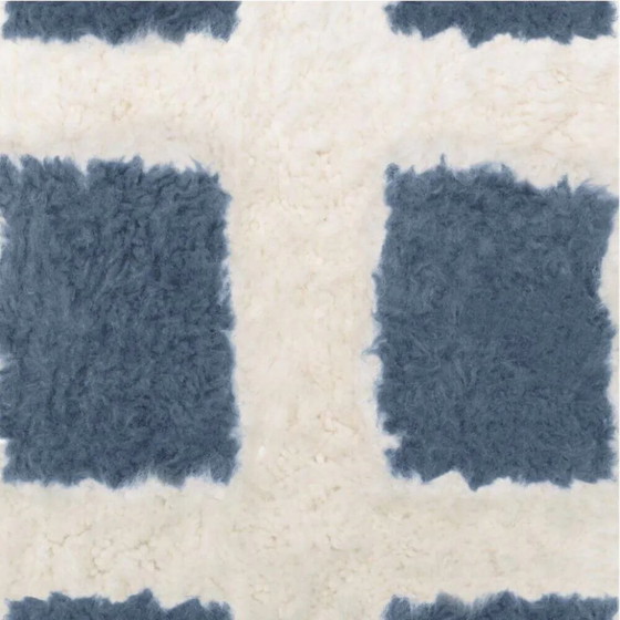 Tapis moderne à motif à carreaux en laine 2COLOUR 250CMX150CM – Wool (photo 7 of 8)