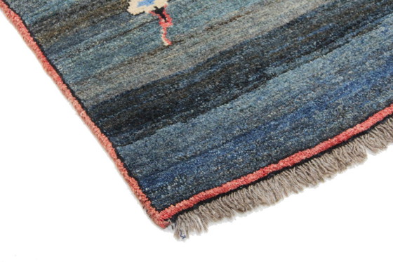 Image 1 of Tappeto orientale persiano Gabbeh Ghashghai originale, 158 cm x 119 cm, antico, naturale