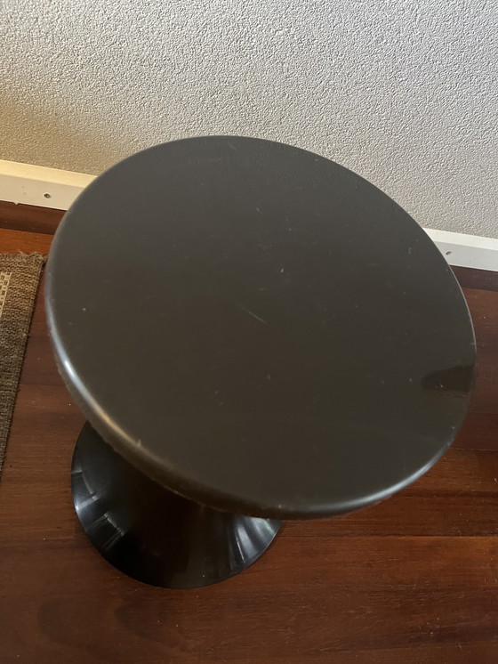 Image 1 of Vintage bruin space age Stamp Tam Tam krukje of bijzettafeltje