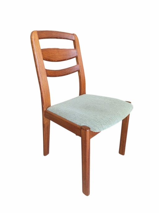Vintage set van 4 Deense teakhouten eetkamerstoelen, Holstebro Möbelfabrik 