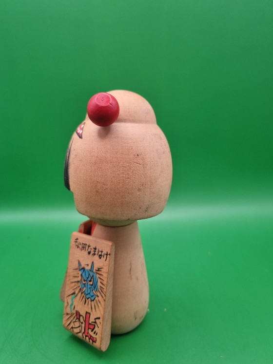 Schöne Namahage Kokeshi von Sogen – Dekorative Objekte, Holz (photo 4 of 6)