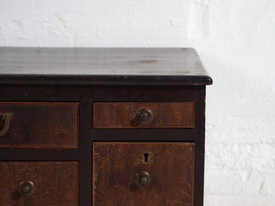 Small antique Japanese Tansu - Taishō / Showa Period (c. ) #99 – Chest of drawers, Metal (photo 32 of 40)