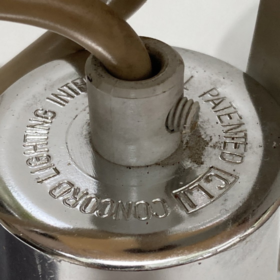 Image 1 of 4 CONCORD LIGHTNING INTERNATIONAL lampade da parete o da soffitto in alluminio vintage
