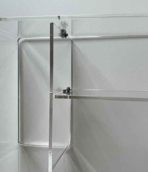 Plexiglas shelf by Michel Dumas, France, 1970s