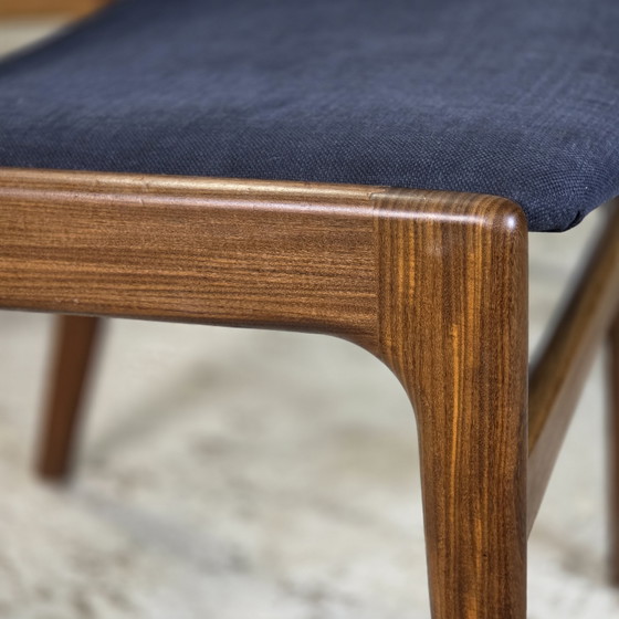 Image 1 of 4x Erik Buch vintage jaren 60 Deense stoel gerestaureerd teak