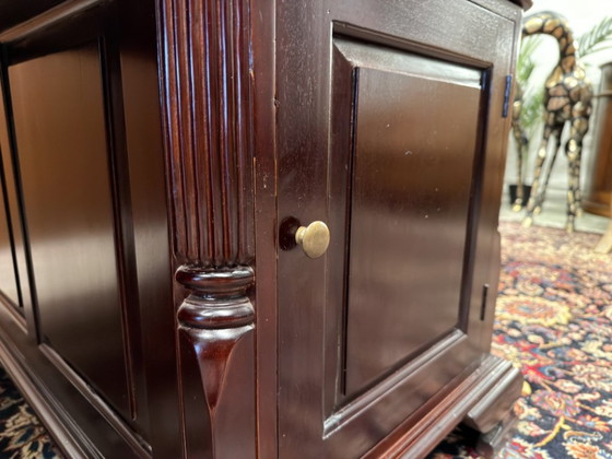 Scrivania da Partner Chesterfield Inglese – Scrivanie, Leather, Wood (photo 14 of 19)