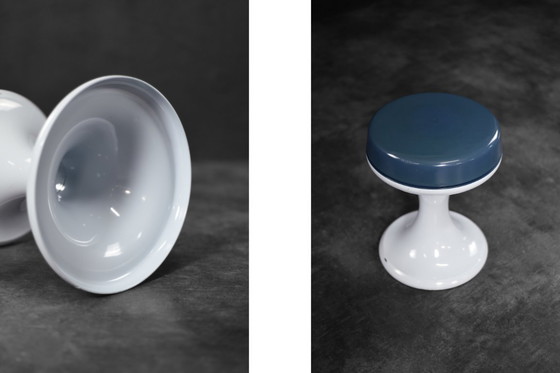 Image 1 of Vintage Space Age Plastic Stool from Emsa, West Germany, 1960s