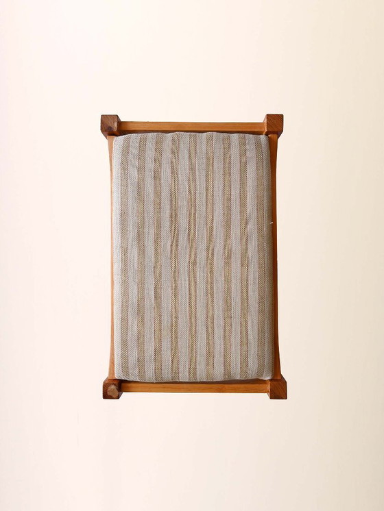 Image 1 of Scandinavian Oak Vintage Footstool