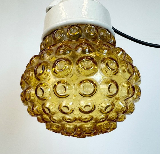 Suspension vintage en porcelaine blanche, années 1970 – Glass, Ceramic (photo 5 of 14)